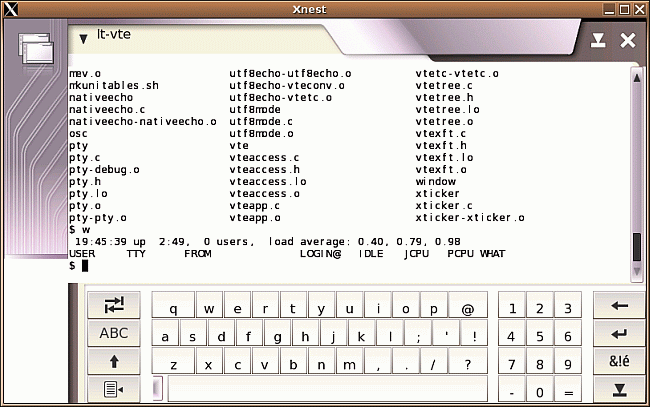 Command line on Maemo on Nokia 770